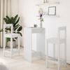 Modern high table, bar table in living room, coffee table on the balcony, 51x50x103.5 cm
