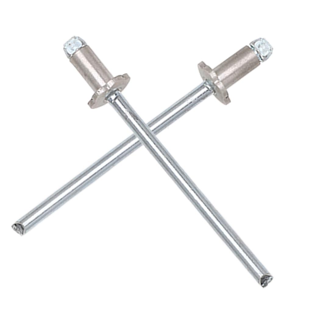 2 ks rozetových nýtů Výměna rozetových nýtů z nerezové oceli pro štítky dveří Ford AMC VIN