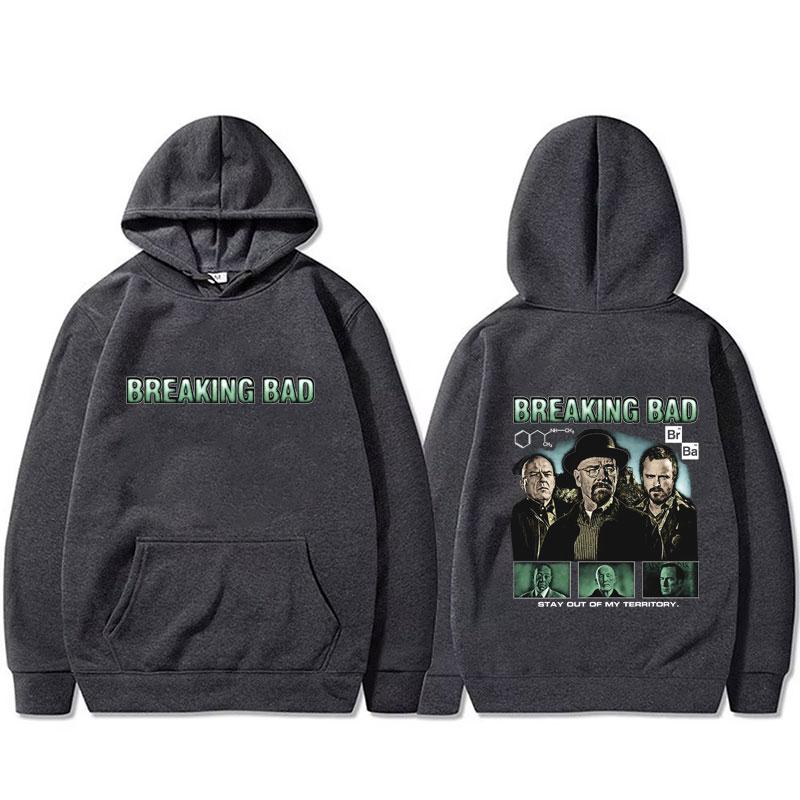 Heisenberg TV Breaking Bad Stay Out of My Territory Hoodie Better Call Saul Hooded Tracksuit Men Women Hoodies