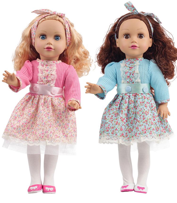 45cm Süße Vinylpuppe für Mädchen-Spielhaus