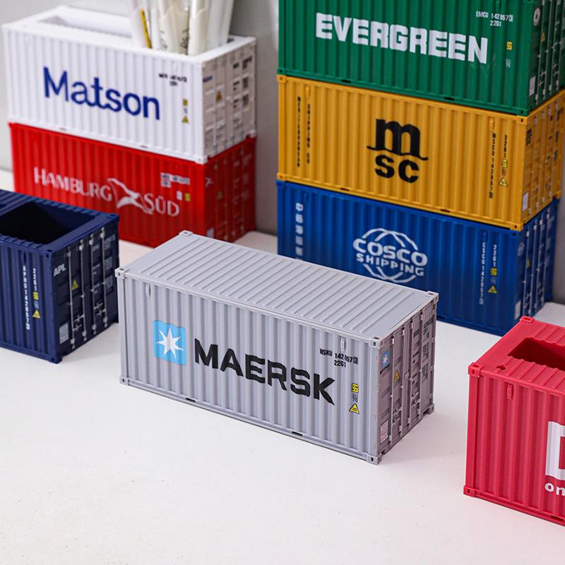 1:35 Scale 20ft Container Model Simulation, Customizable with Patterns and Text - Perfect Business Anniversary Gift