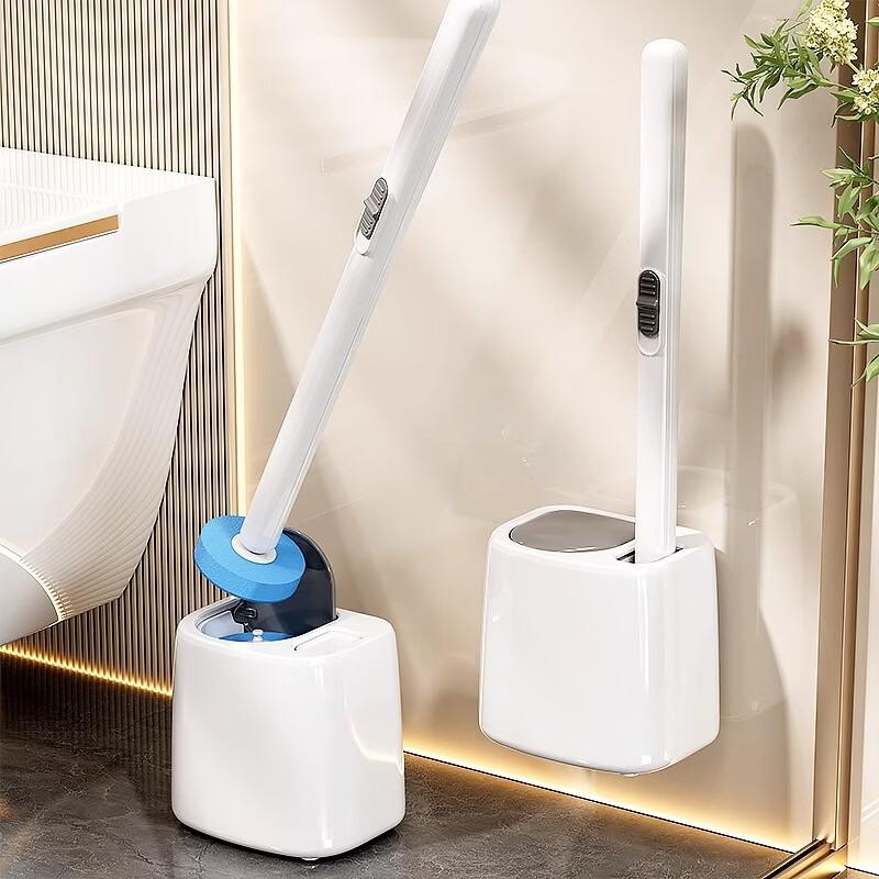 Cmaos Disposable Wall-Mounted Toilet Brush Kit