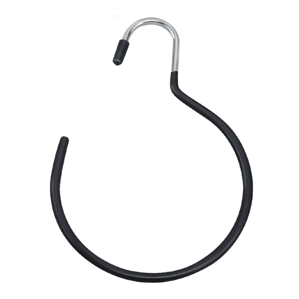 Scarves Belts Ties Hanging Hook Non-Slip Non-Snag Metal Belt Rack Scarf Ring Hangers Belt Hanger