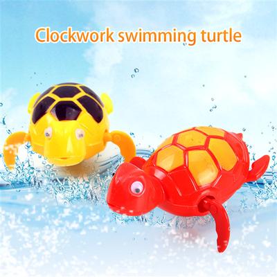 Giocattolo da bagno per il bagno dei bambini con catena a forma di animale da nuoto a forma di tartaruga