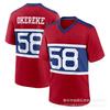 Wholesale NFL Giants Jersey Embroidered Rugby Jersey 1 #8 #JONES 26 #BARKLEY 56 #44 #