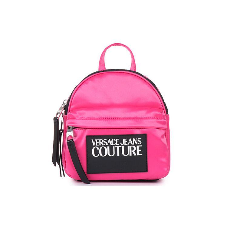 Versace Jeans Couture Large Capacity Letter Logo Color Block Polyester Backpack Women backpack Purple Pink E1VVBBT3-71420-401 Basic Set BagDust Bag 20960₽