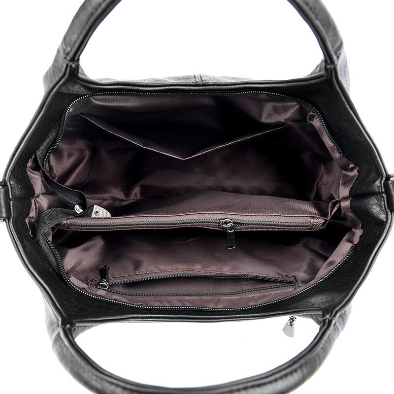 European and American Retro Handbag Bag Fashion Light Luxury Large Capacity Temperament Messenger Bag Women's Simple Temperament Shoulder Bag