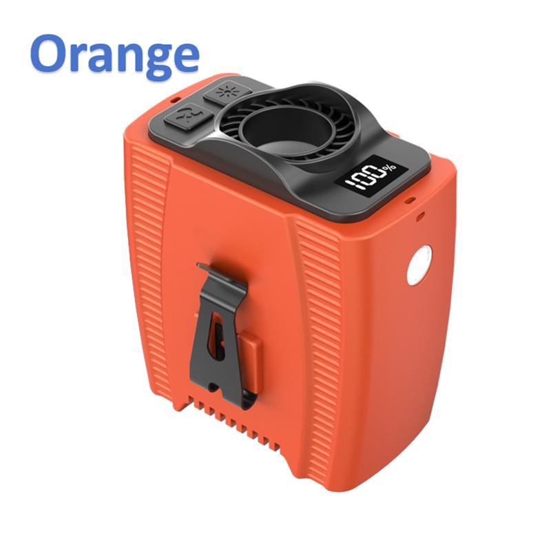 10000mAh Portable Waist Fan with Power and 5 Speed Strong Airflow Cooling Fan Bank on Wearable Belt for Sports Working Outdoor