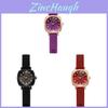 Fashion Womens Silicone Band Watch With Analog Display For Office Gift
