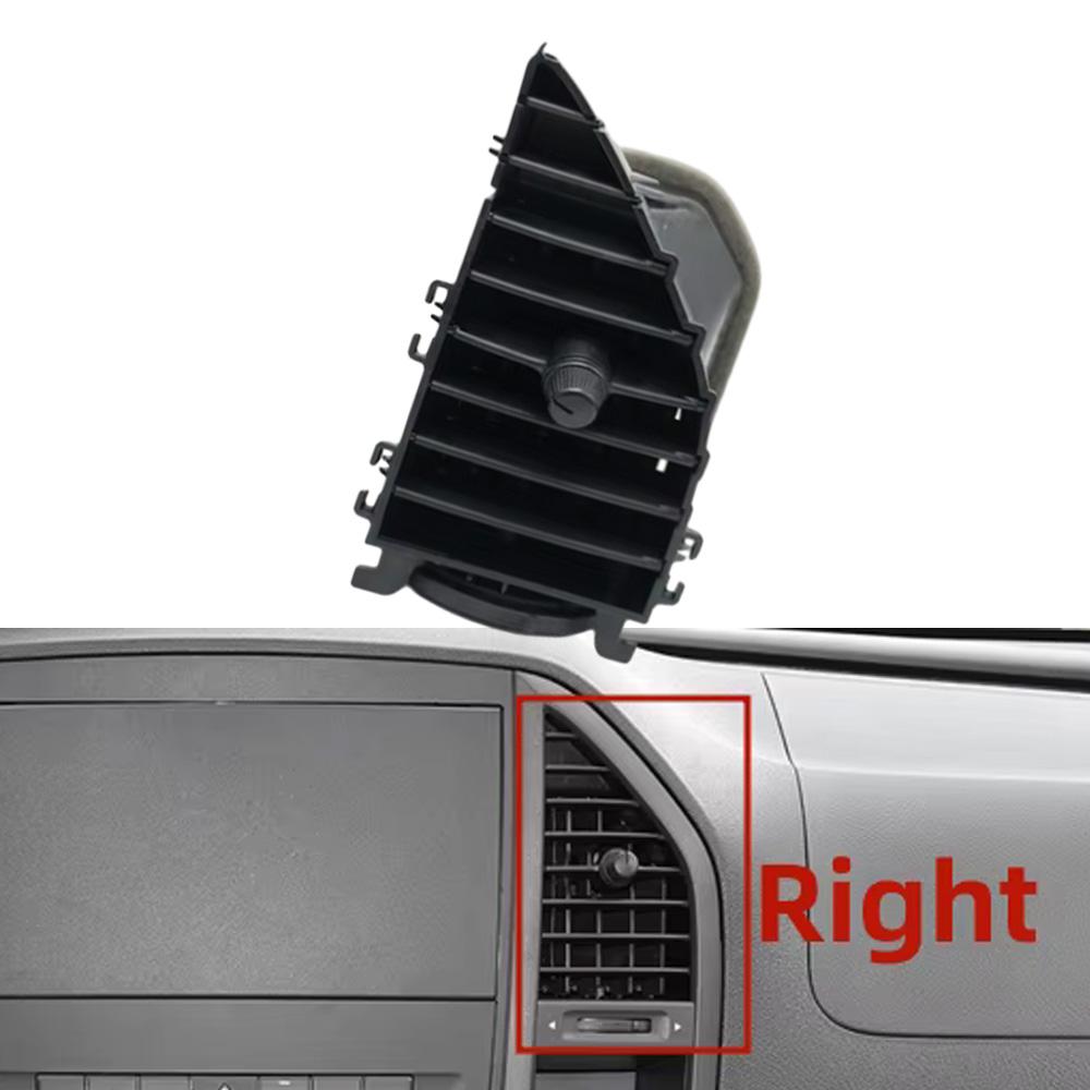 Car Front Dashboard Center A/C Grille Vent Air Conditioner Outlet for Mercedes-Benz Vito V260 W447 W448 2015- LHD