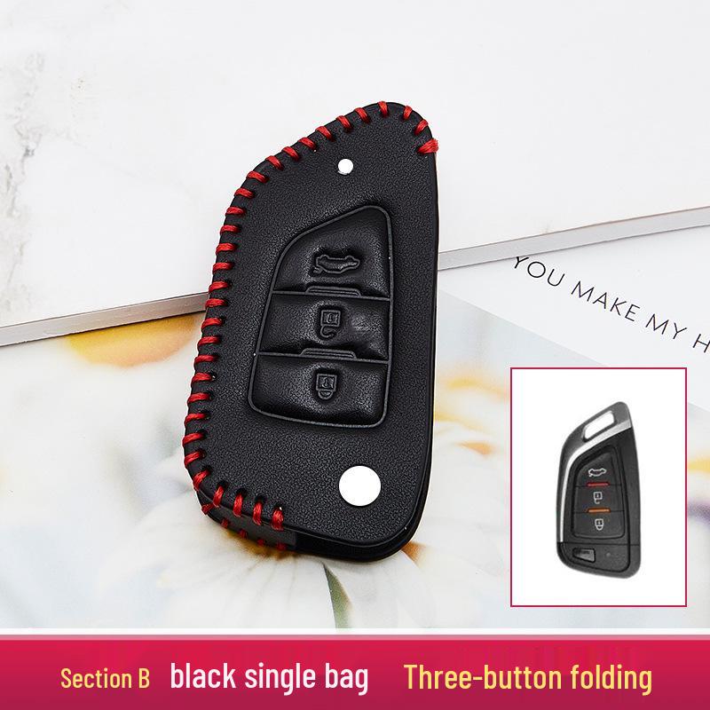 2020 Model Enhanced Car Key Case and Keychain