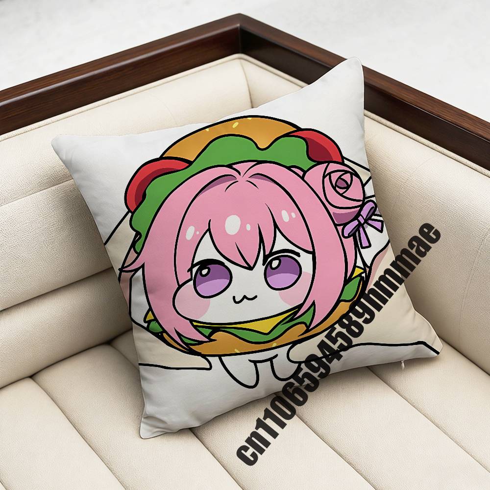 Cartoon DDorothy Doro Throw Pillow Case Sham 45x45cm 40x40cm Square Car Pillowcase Pad Cushion Cover