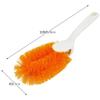 Takasago Honest Trash Brush, Hard, Medium, with Handle, Orange