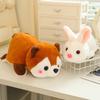 Animal Capybara Transforms Cat Doll Plush Toy Flip Squirrel White Rabbit Doll Children's Ragdoll