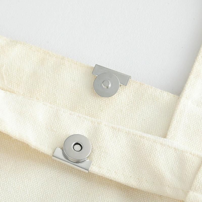 10Sets No Need To Sew Metal Magnetic Strong Fastening Buckle Wallet Canvas Bag Clothing Shoulder Bag Diy Magnetic Snap Button