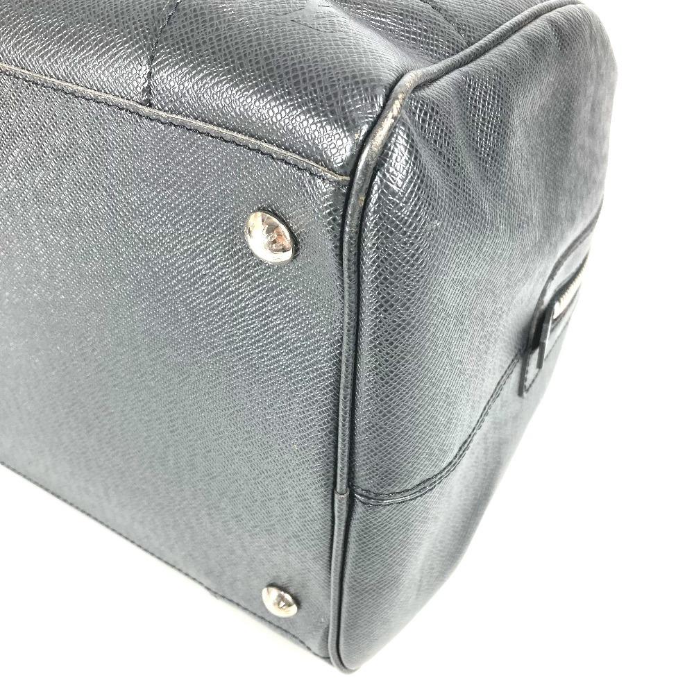 Louis Vuitton M31152 Taiga Stanislav travel bag Duffle Bag Leather Ardoise Black