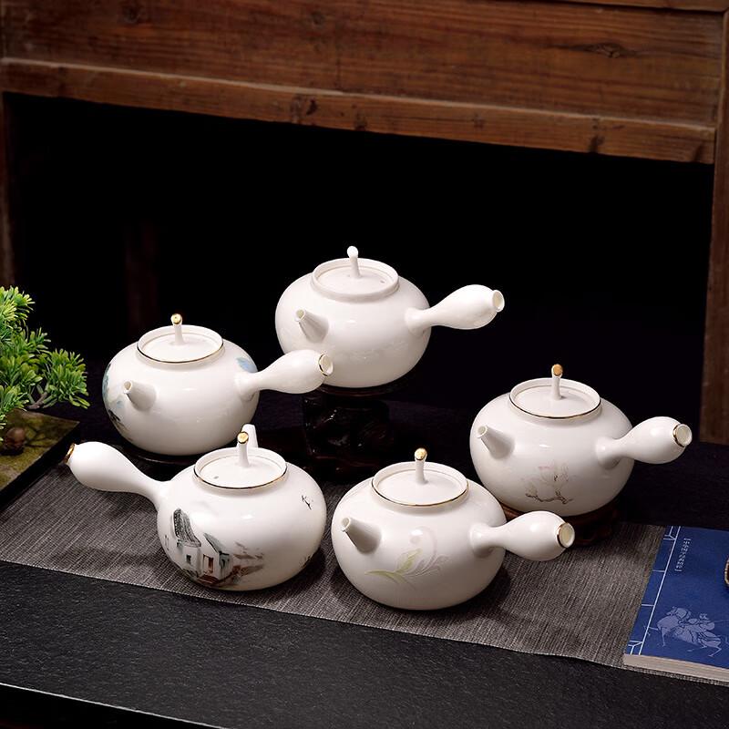 Shangqi Handmade Ceramic Side-Handle Teapot