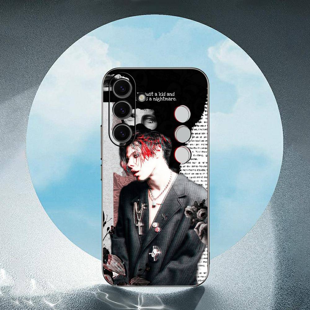 

Y-Yungblud For Samsung Galaxy S23 S24 S25 Ultra S22 Plus S21 Black Soft Case Waterproof Soft Case SamsungS21fe
