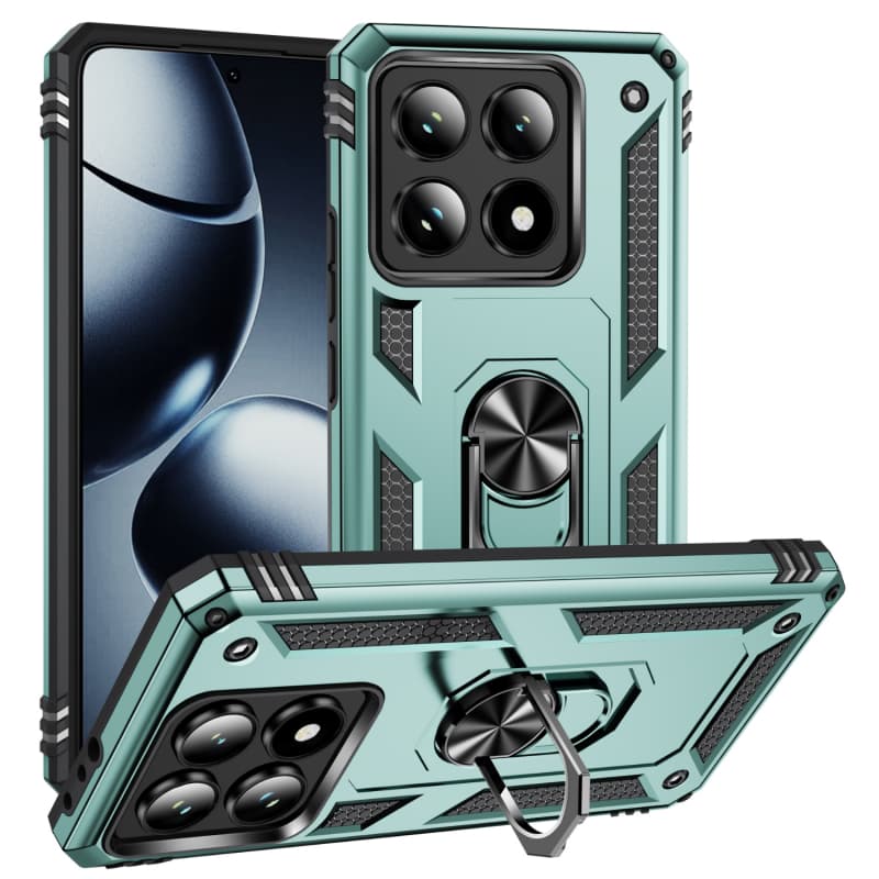 Pro Xiaomi 14T 5G Pouzdro Armor Nárazuvzdorné Magnetický Držák do Auta Prsten Pouzdra Pro Mi 14T 14 T Xiaomi14T Mi14T T14 5G Zadní Kryt