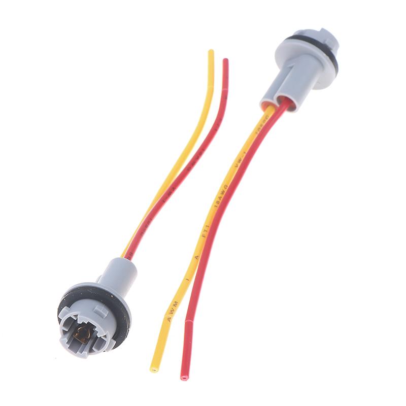 2/5 Pcs Pigtail Wire Female Socket T10/T13/T15 Pgs Front Rear Turn Signal Light Plug Car Repair Accessories
