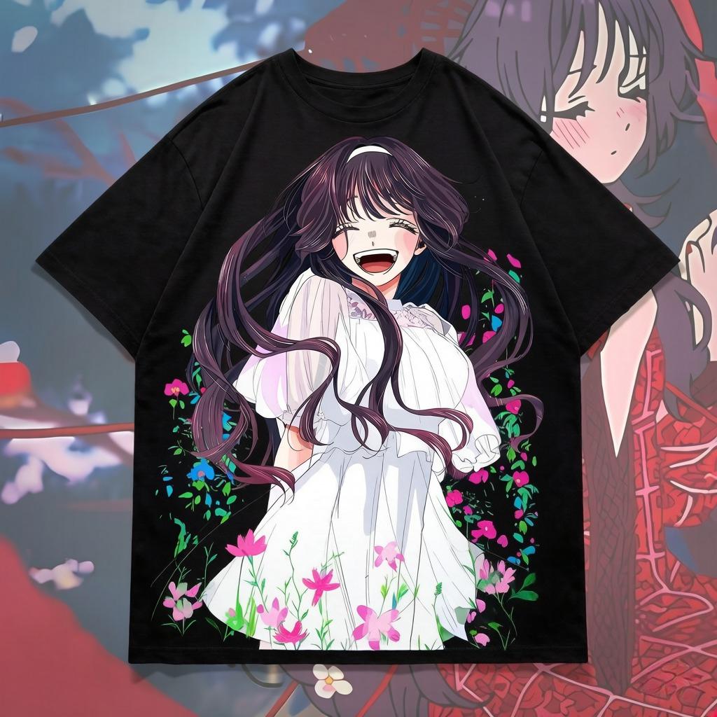 The Fragrant Flower Blooms with Dignity Unisex High Quality Short Sleeves Classic Streetwear Classic Cotton S