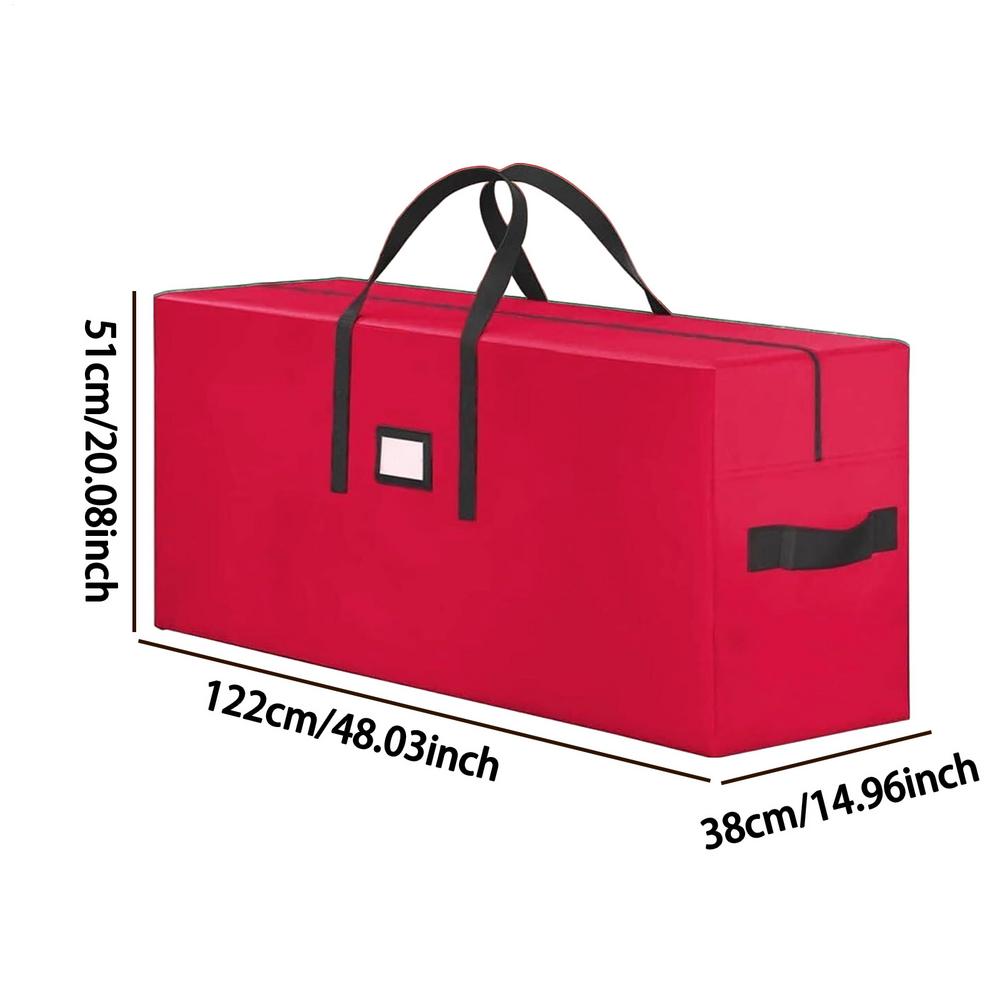 Large Christmas Tree Storage Bag Waterproof Tub Xmas Tree Decoration Wreath Storage Box Handles Organizer for Home