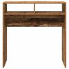 Console Table with Rustic Wood Look 78 x 30 x 80 cm Particleboard