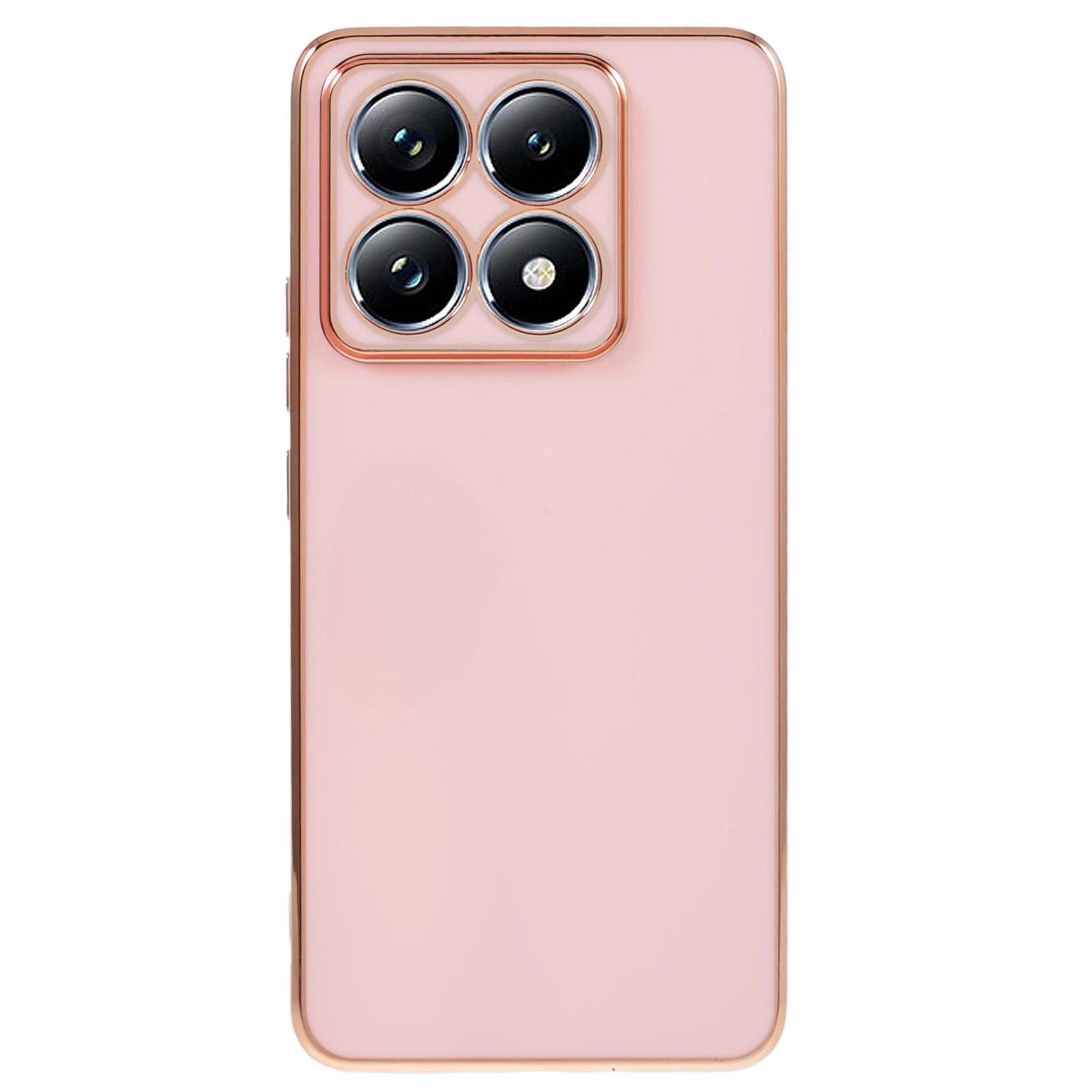 

Чохол для Xiaomi 14T Pro TPU Тонкий Протиударний Чохол для Телефону 6D Гальваніка F