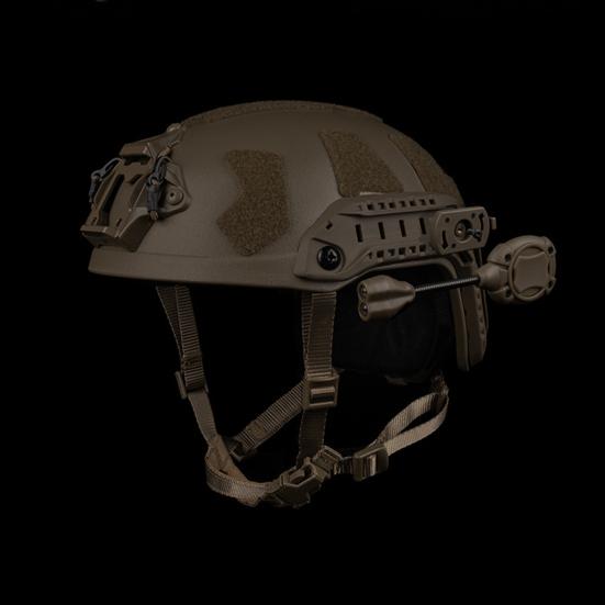 Taktische Helmlampe mit flexiblem Schaft 3 Montagemodi Batteriebetrieben Hohe Sichtbarkeit Jagdhelm Taschenlampe LED Taktische Erkennungslampe