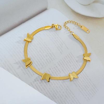 Butterfly Bracelet Snake Bone Chain High-end Light Luxury Versatile