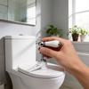 Modern Minimalist Ceramic Toilet Flusher Handle With Zinc Alloy Tank Fittings For Bathroom Renovation