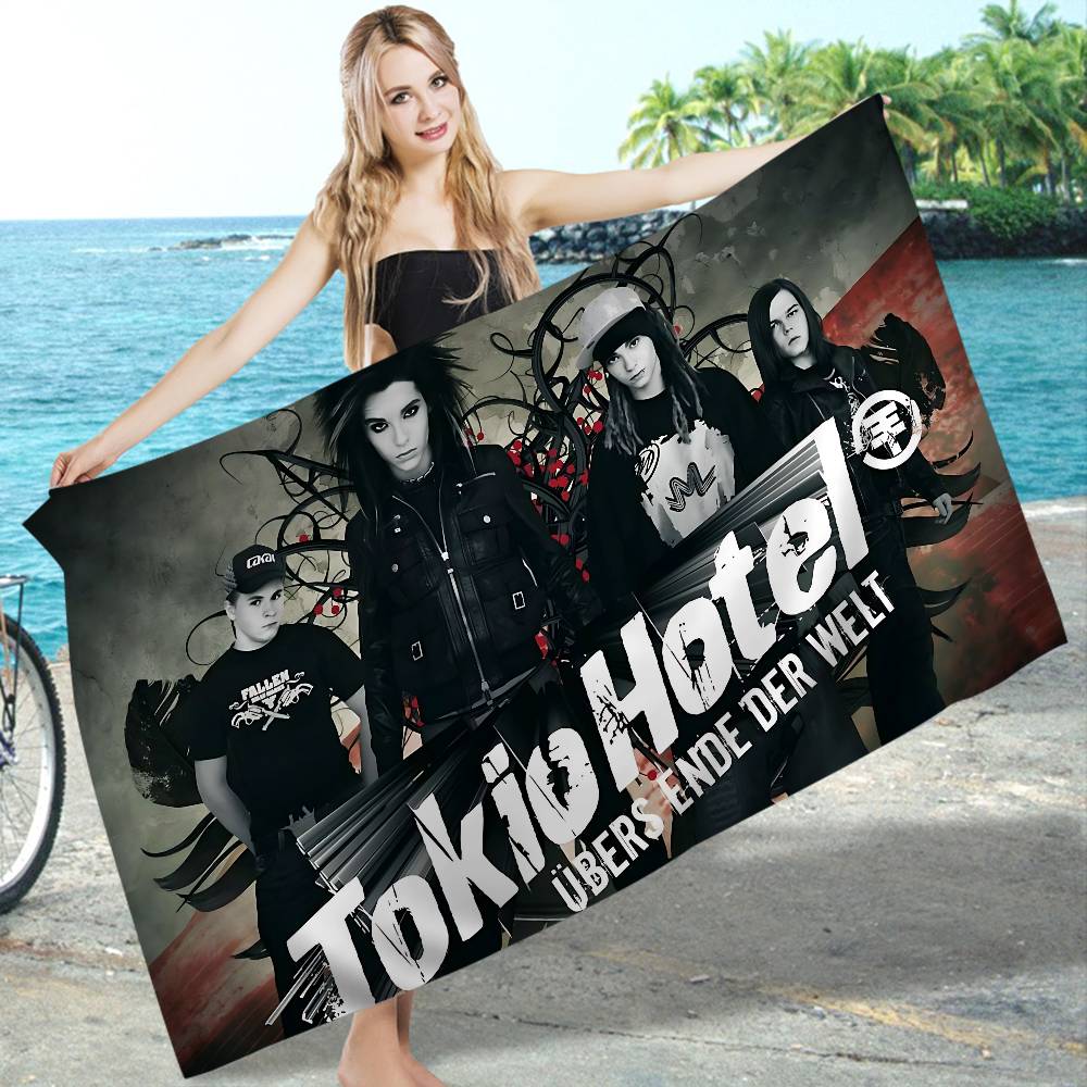 Hot Band T-Tokio El Big Microfiber Beach Towels Quick Dry Towel Sand Beach Towels Pool Towel for Travel Swim Pool Yoga