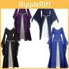 Women Renaissance Cosplay Costumes Medieval Victorian Long Dress Retro Fashion
