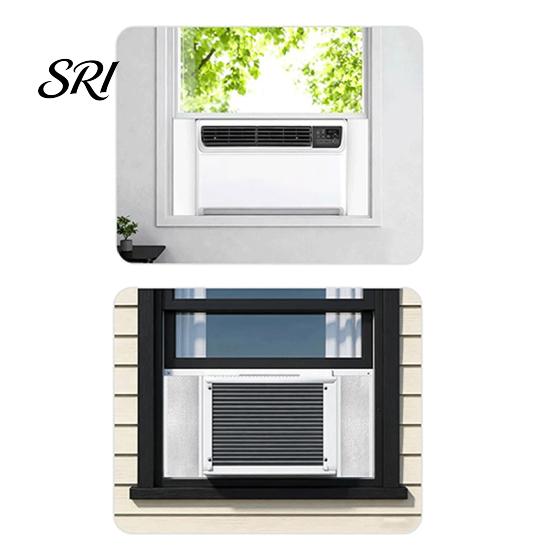 Waterproof AC Insulation Panel 1 Set Window Kit Air Conditioner Foam Seal Panels Blocks Cold Heat Leaks Summer Winter Conditioning Weather Stripping