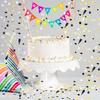 3000 Pieces Happy Birthday Number 60 Confetti - Black Gold Silver Party Decorations for Cake, Table Scatter, Anniversary (60th Style)