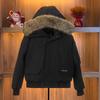 Chaqueta de Plumas de Ganso Estilo Motero Retro Americano de Moda para Hombre 2026