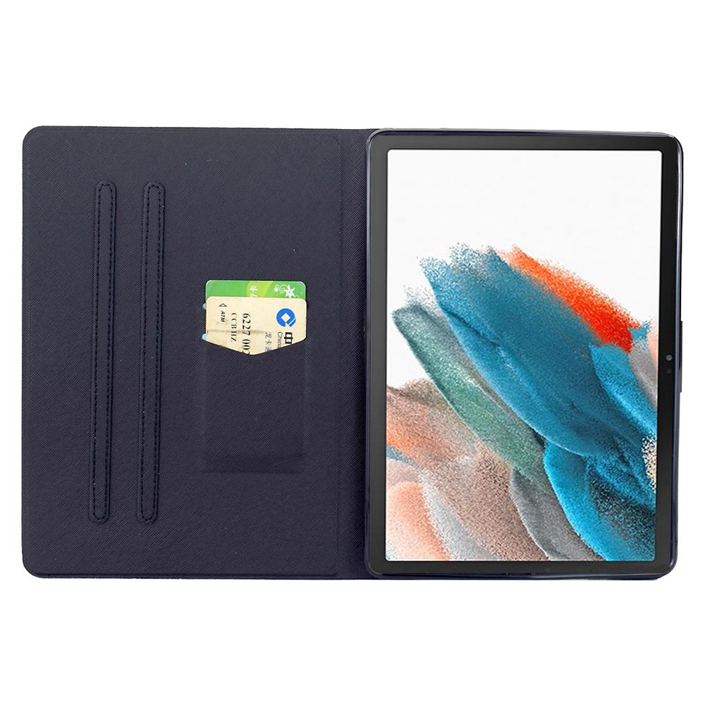 

Stand Case for Samsung Galaxy Tab A8 10.5 (2021) X205/X200 Pattern Printing Tablet Leather Cover Dog