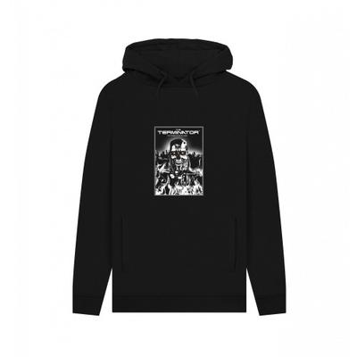 Der Terminator Unisex Erwachsenen Roboter Flammen Hoodie
