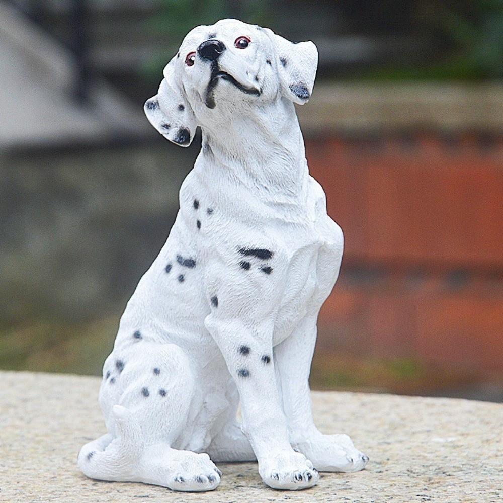 Anti Fade Dog Figurine Desktop Puppy Statue Cute Dog Statue Home