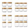 Glas-Vorratsglas mit luftdichtem Deckel für Overnight Oats, Joghurt-Parfaits und Aufbewahrung 300ml 480ml P9YB