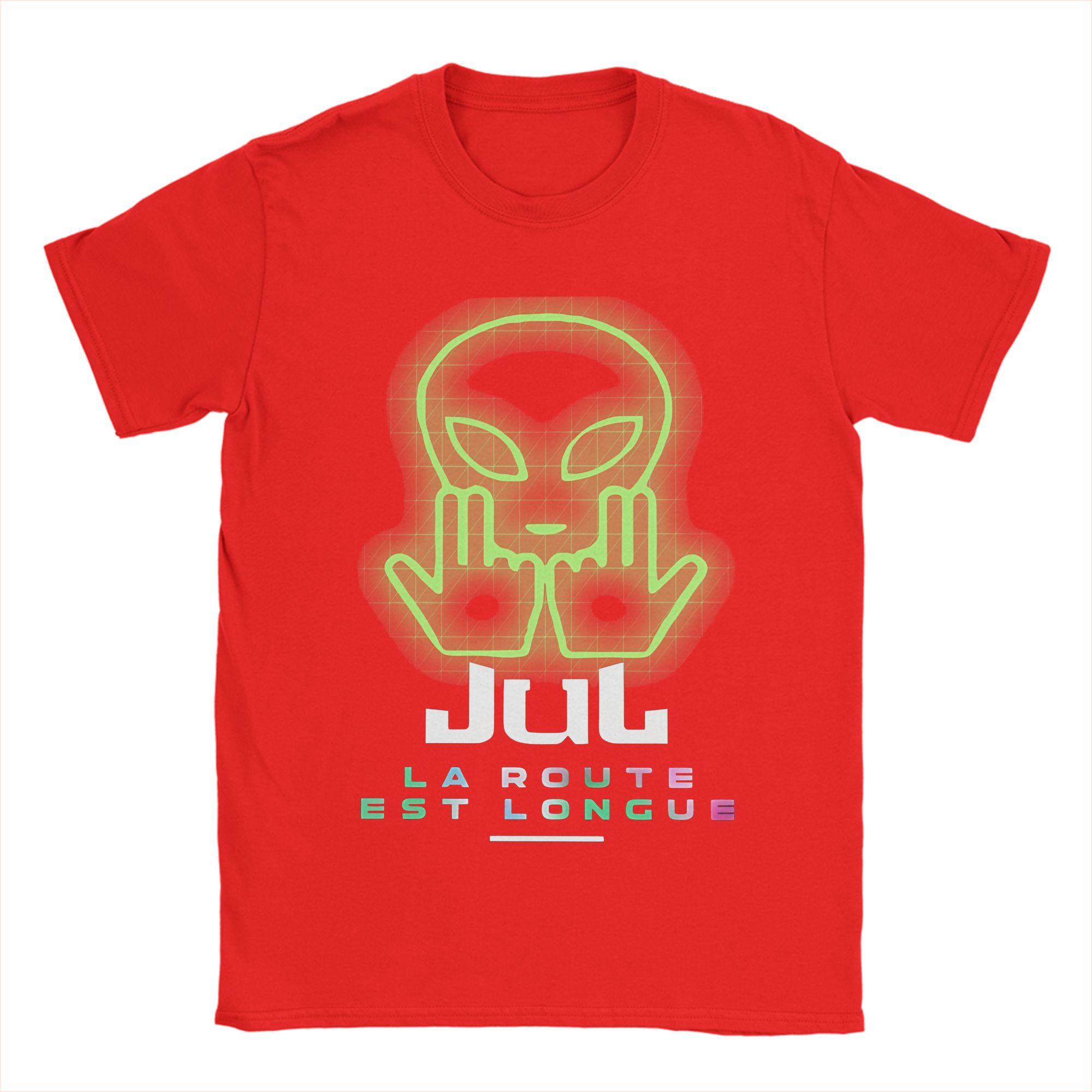 

Streetwear T Shirt Summer French Rapper JUL Music Album Hippie T Shirts Cotton Tee Shirt for Unisex Aesthetic Short Sleeve Tees S