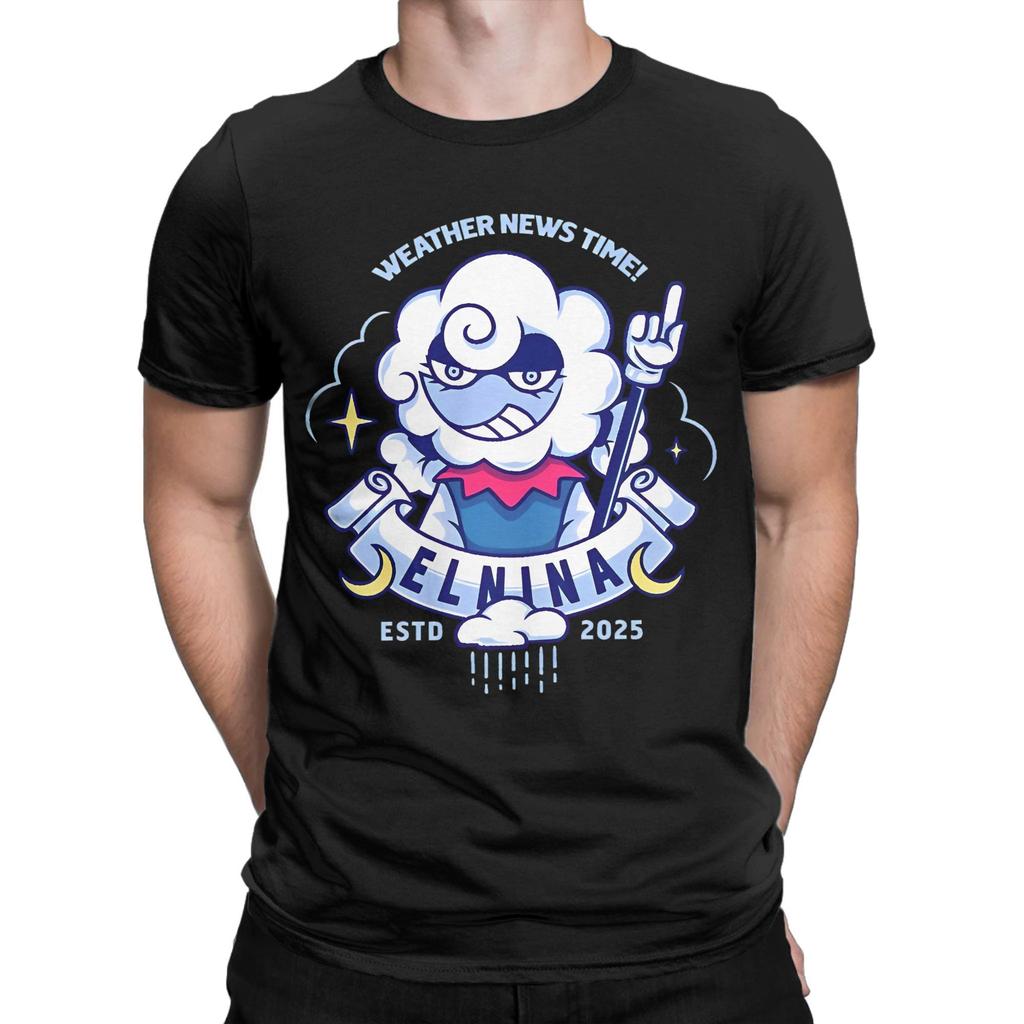 Elnina Deltarune Cotton TShirt For Men Summer Vintage TShirts O Neck Harajuku Tee Shirt Plus Size Hot Sale Clothes