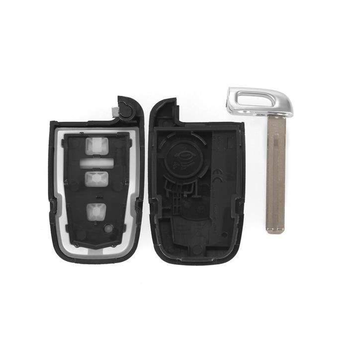 Coque Clé pour Hyundai ix20 ix35 Elantra Veloster Kia Picanto Rio Venga - 3 Boutons - Plip télécommande avec Lame Phonillico®