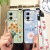 Anti-knock Oil Painting Phone Case For Infinix Hot50i/Smart9/X6531/X6532 Back Cover Wristband Fashion Design Shockproof