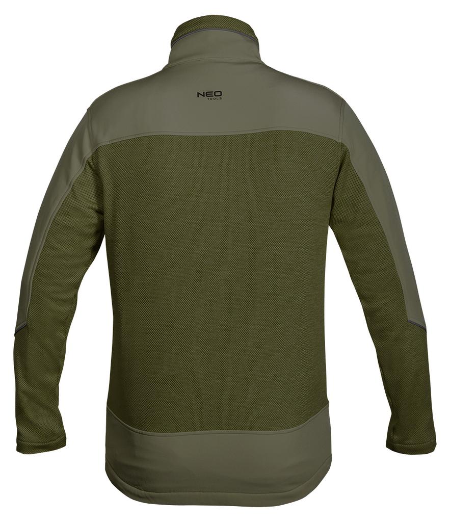 OUTDOOR softshell sweatshirt, green, size XL