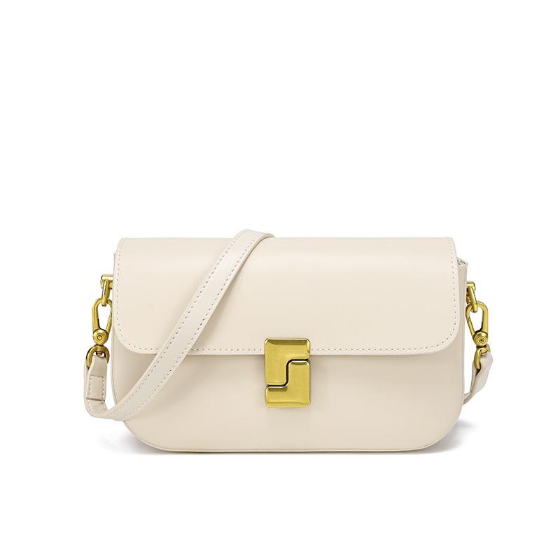 Cowhide Bag Women's Niche High-end Small Square Bag New Messenger Bag Large-capacity Women's Versatile Shoulder Bag Women