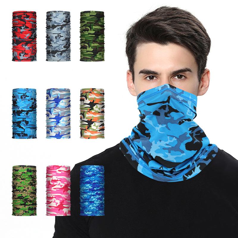 Mascarilla de Seda de Hielo de Verano Transpirable Bufanda Fresca Mascarilla Protección Solar Bandana Pasamontañas Bufandas Mascarillas Tubo Ciclismo Bicicleta Caza Running Senderismo Pañuelo