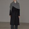 hyyk Lambs Wool Muffler Cape_Deep Gray
