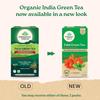 ORGANIC INDIA Tulsi Green Tea Pomegranate - 25 Tea Bags, Certified Organic, Stress Relief, Antioxidant-Rich Herbal Infusion