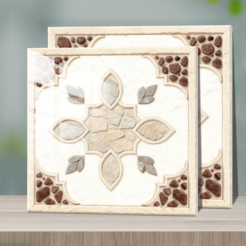 Waterproof 3D Tile Stickers Self-Adhesive PVC Wall Decals - Herringbone & Brick Style for Kitchen Backsplash Decor - Multi Designs